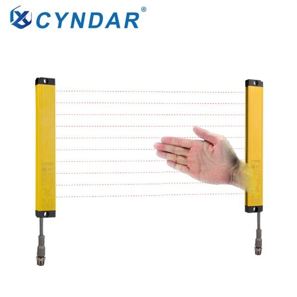 Perlindungan Keselamatan Perindustrian Mini Light Curtain